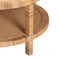 Bali & Pari Kalimantan Bohemian Light Honey Rattan and Mahogany Wood Coffee Table 245-13734-ZORO - alternate 6